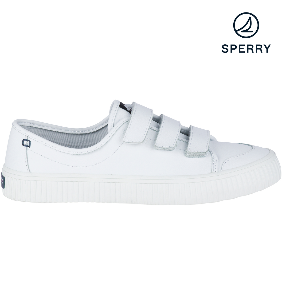 Women's Crest Loop Leather White STS81775