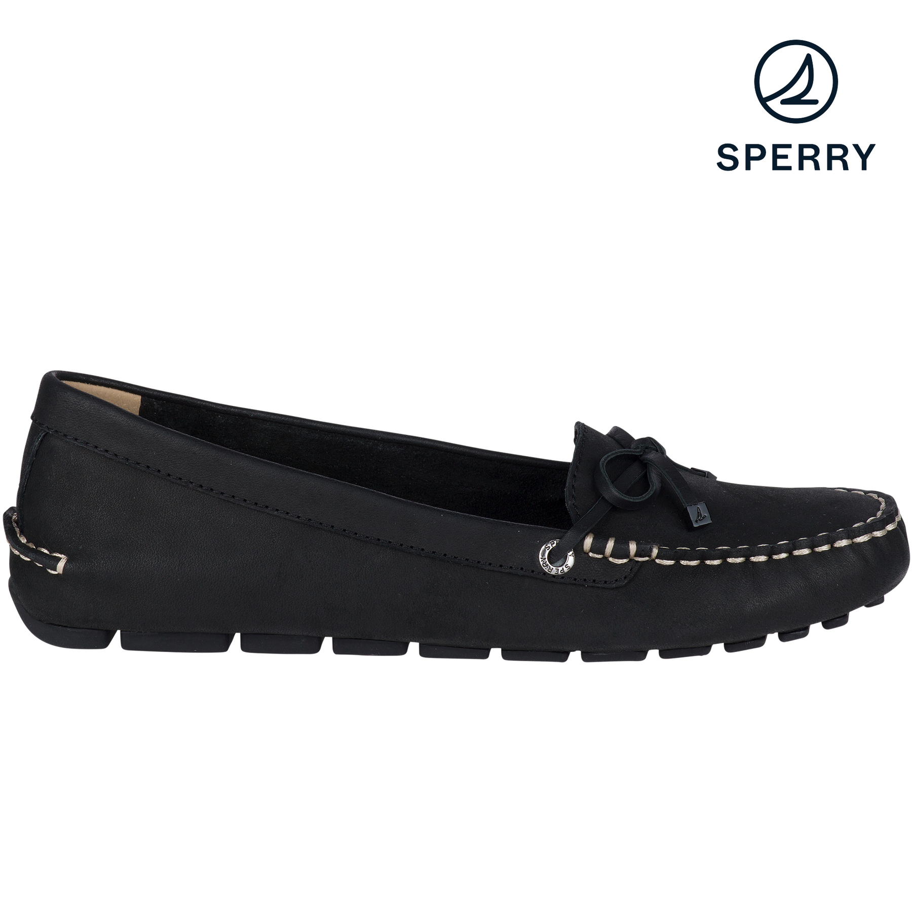 Sperry black slip ons hotsell
