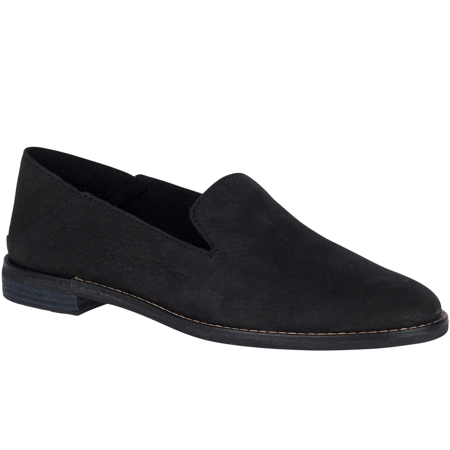 Women's Seaport Levy Black Loafer (STS82455)