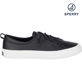 Women s Crest Vibe Leather Black STS84548