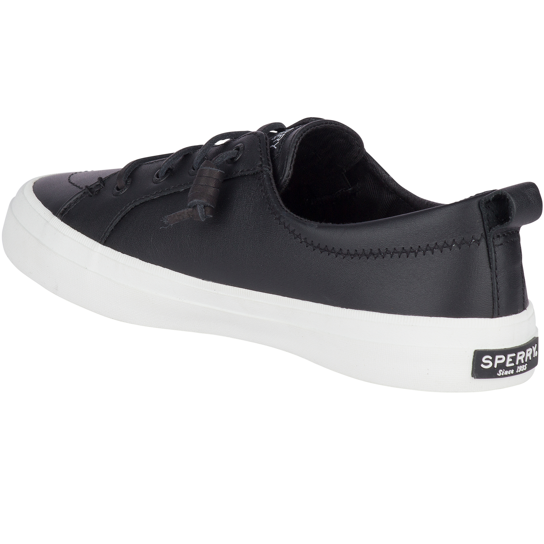 Women's Crest Vibe Leather / Black STS84548