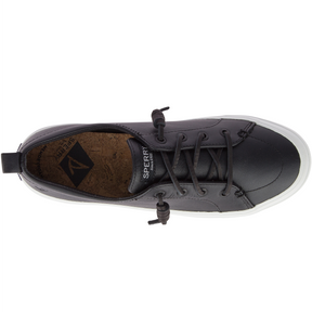 Women s Crest Vibe Leather Black STS84548