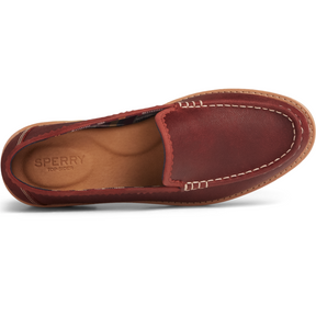Women's Authentic Original Leather Lug Loafers Cordovan (STS85610)