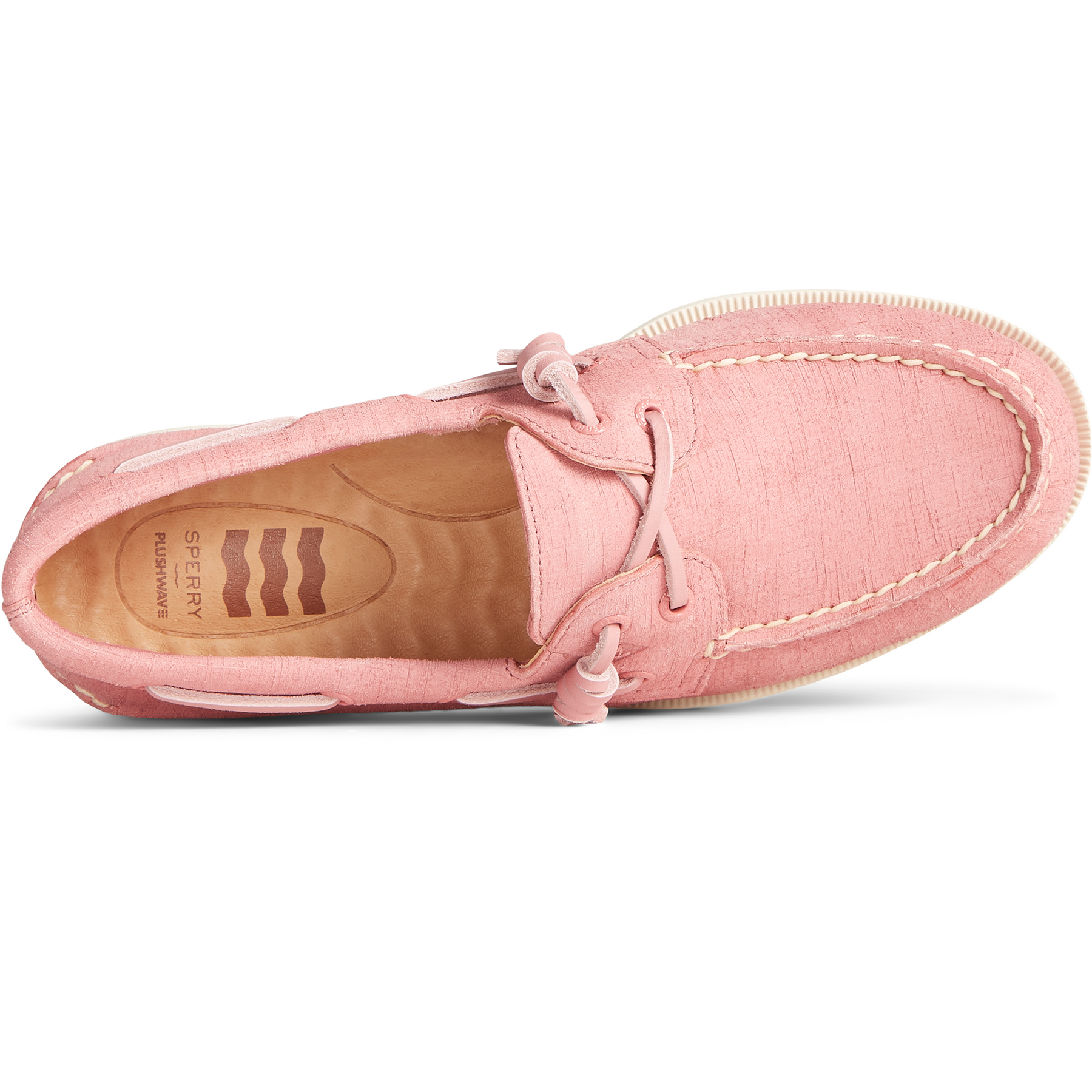 Women s Authentic Original PLUSHWAVE Checkmate Dusty Rose Boat Shoe S