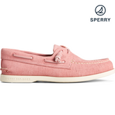 Women's Authentic Original PLUSHWAVE Checkmate Dusty/Rose Boat Shoe (STS86657)