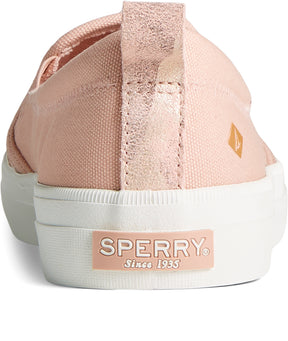 Women's Crest Twin Gore Camo Leather Blush Slip On Sneaker (STS87040)