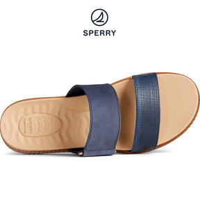 Women's Waveside PLUSHWAVE Slide Sandal - Navy (STS87356)