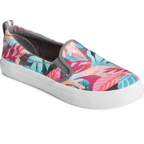 Women's Crest Twin Gore Coral Floral Sneaker - Pink (STS87481)