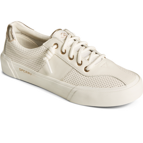 Women's SeaCycled™ Soletide Racy Metallic Sneaker - White (STS87589)