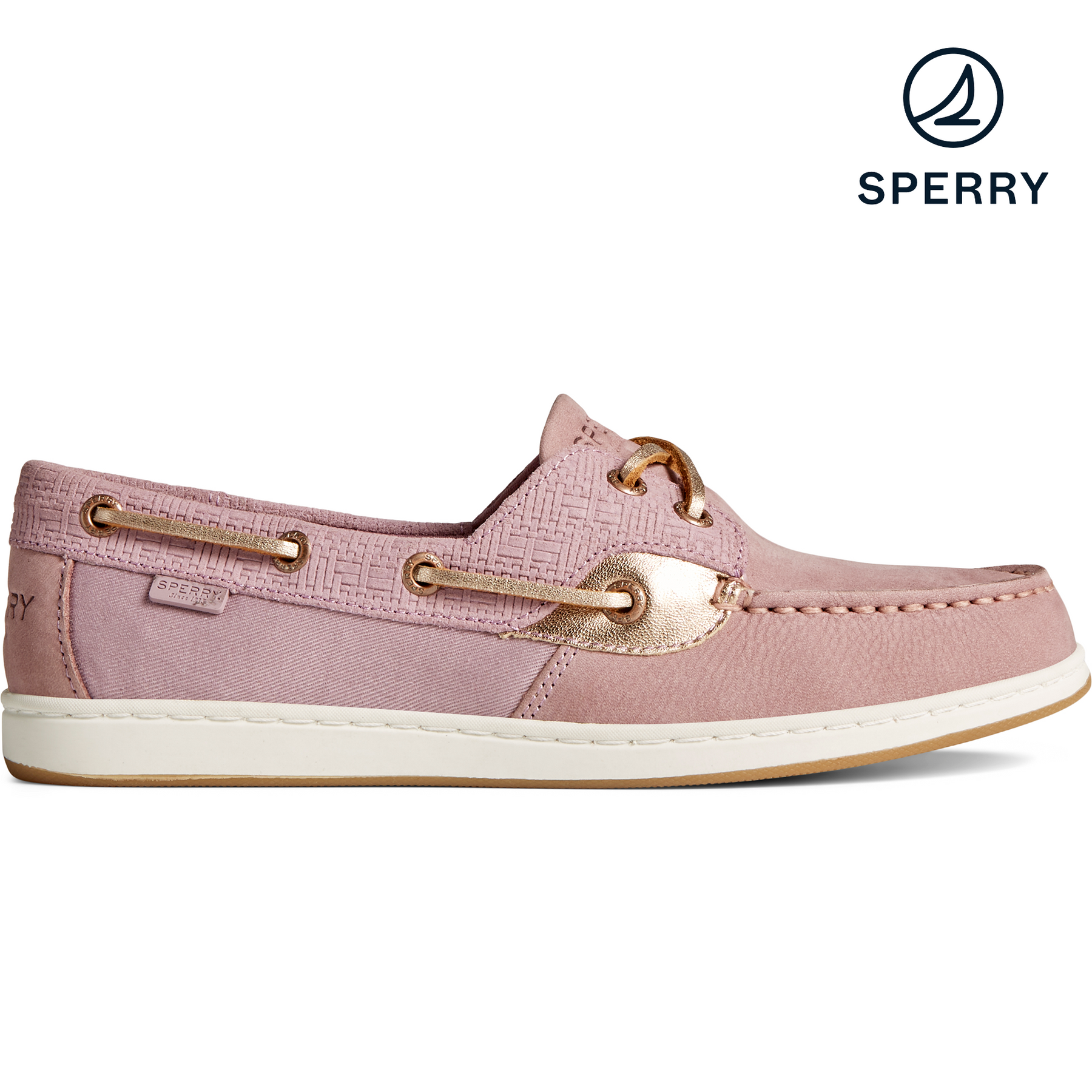 Women's Coastfish Woven Boat Shoes - Berry (STS87624)