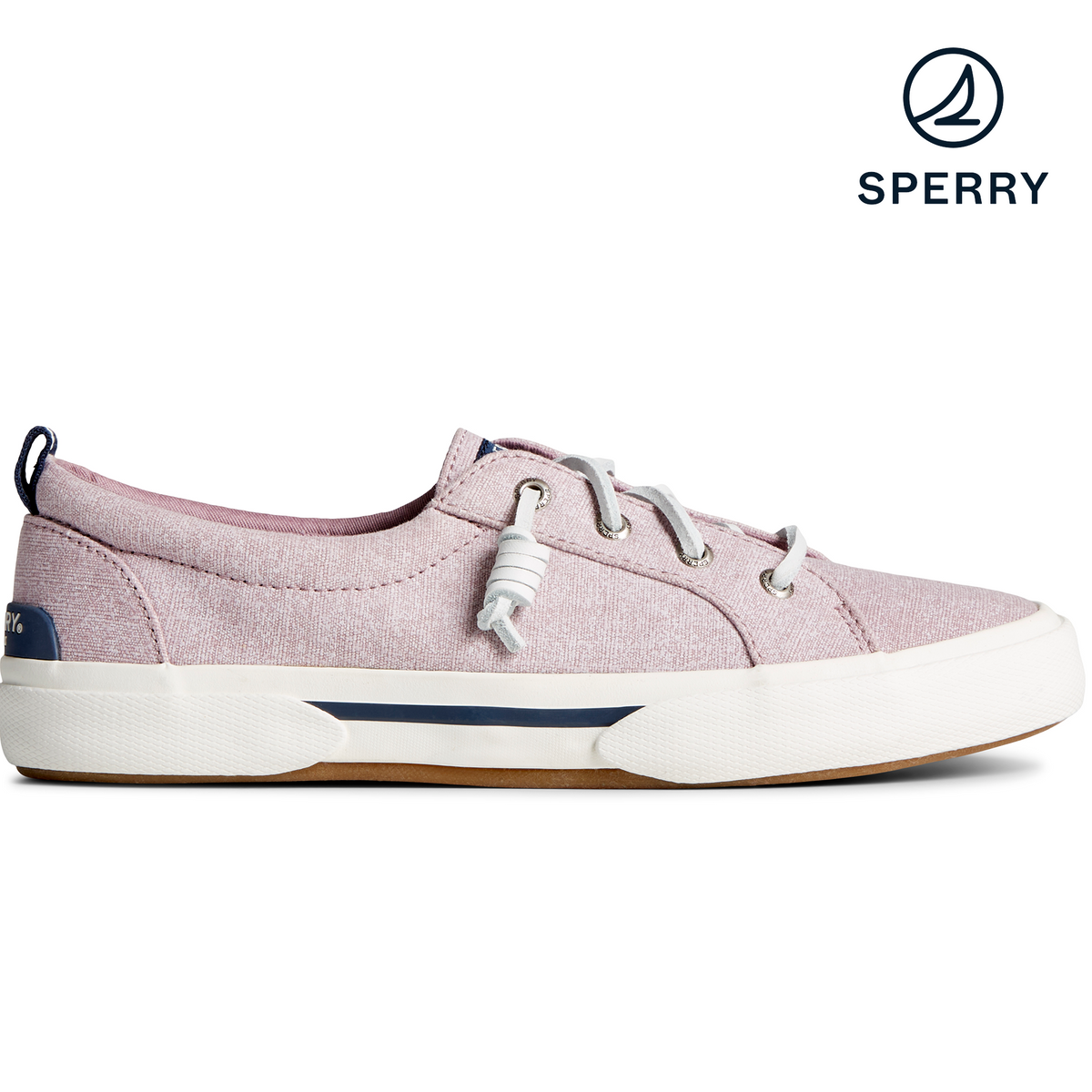 Women's Pier Wave Striped Washed Color Sneaker - Berry (STS87672)