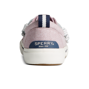 Women's Pier Wave Striped Washed Color Sneaker - Berry (STS87672)