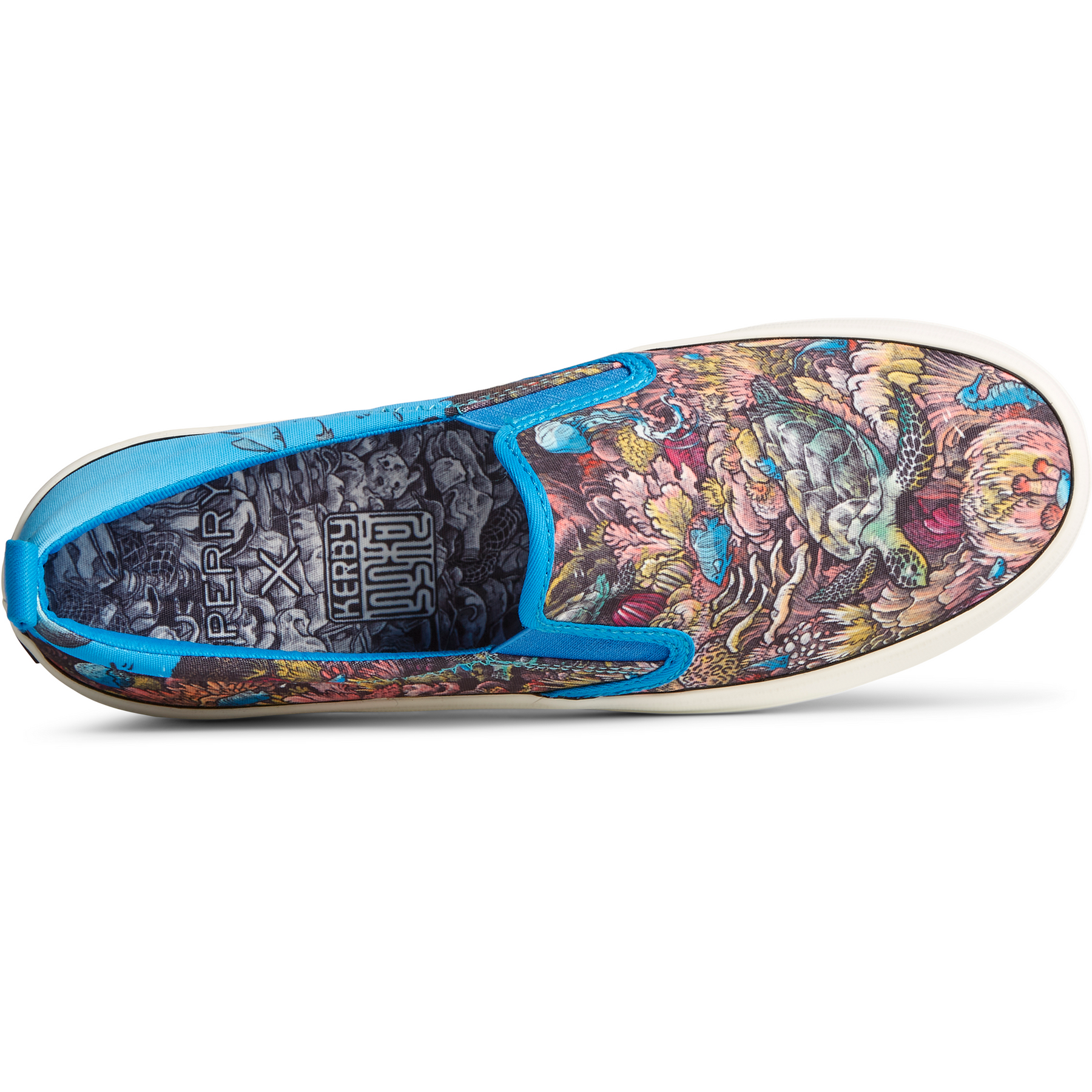 Sperry x Kerby Women's Crest Twin Gore Utopia Platform Slip On Sneaker- Blue (STS87742)