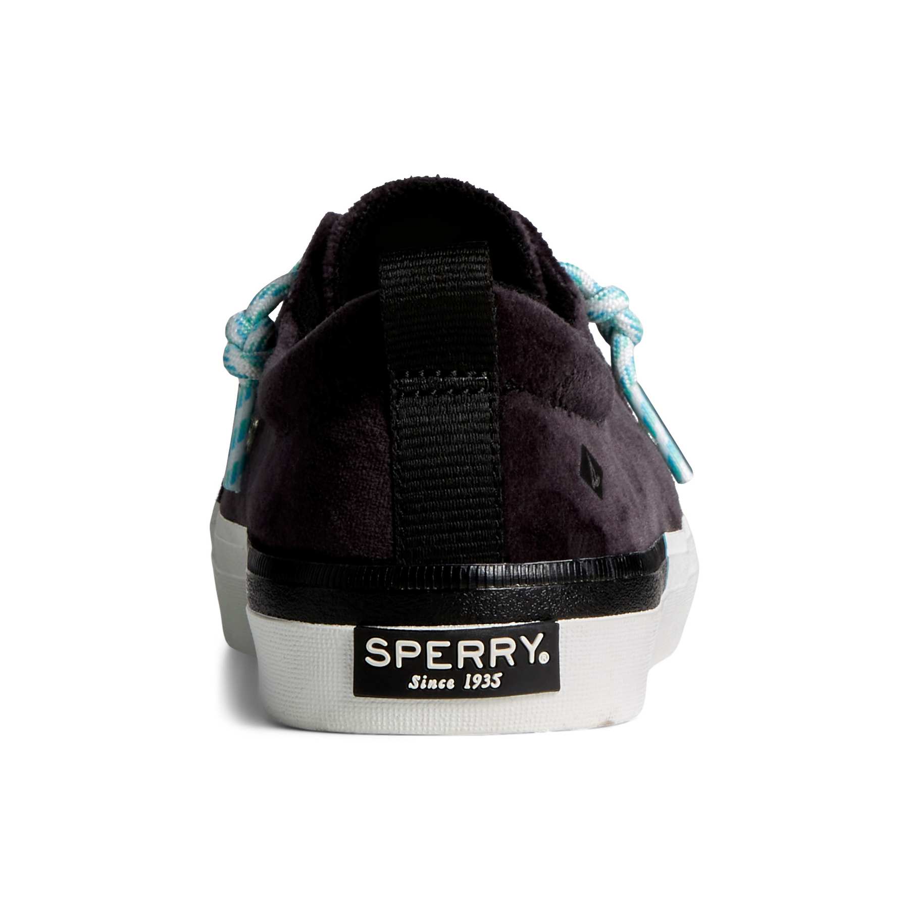 Women's Crest Vibe Brushed Cotton Sneaker - Black (STS87859)