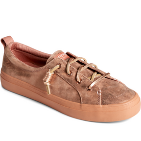 Women's Crest Vibe Metallic Leather Sneaker - Rose (STS87914)