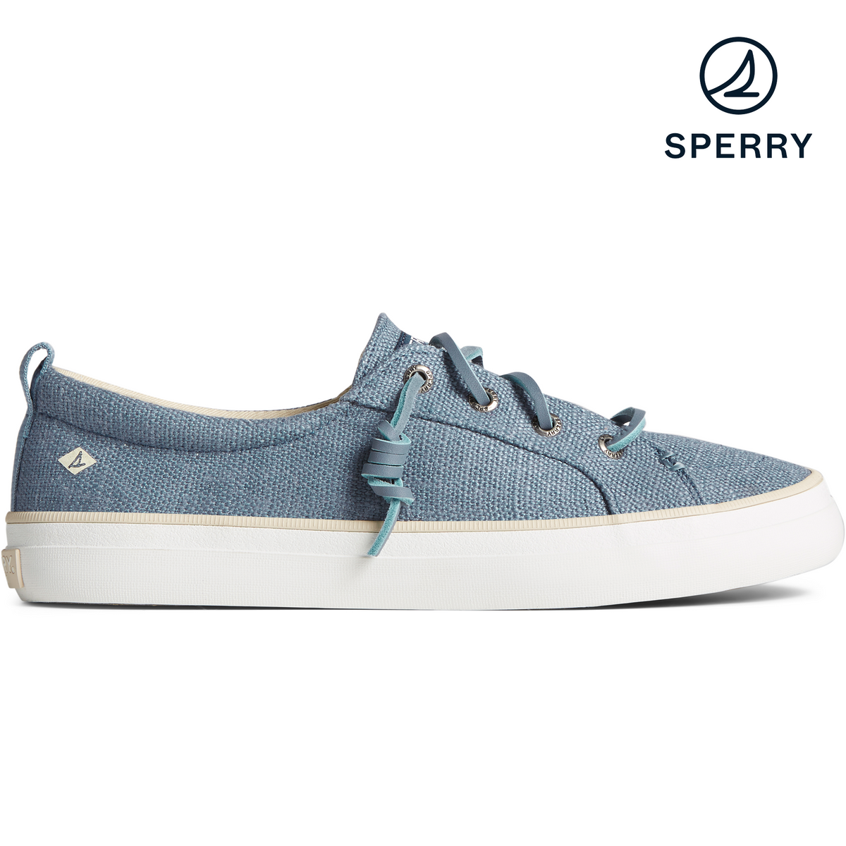 Women s Crest Vibe Hemp Sneaker Blue STS88246