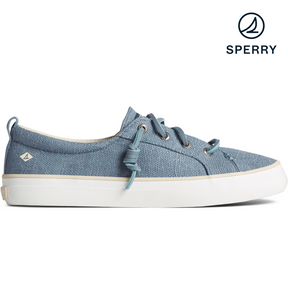 Women's Crest Vibe Hemp Sneaker - Blue (STS88246)