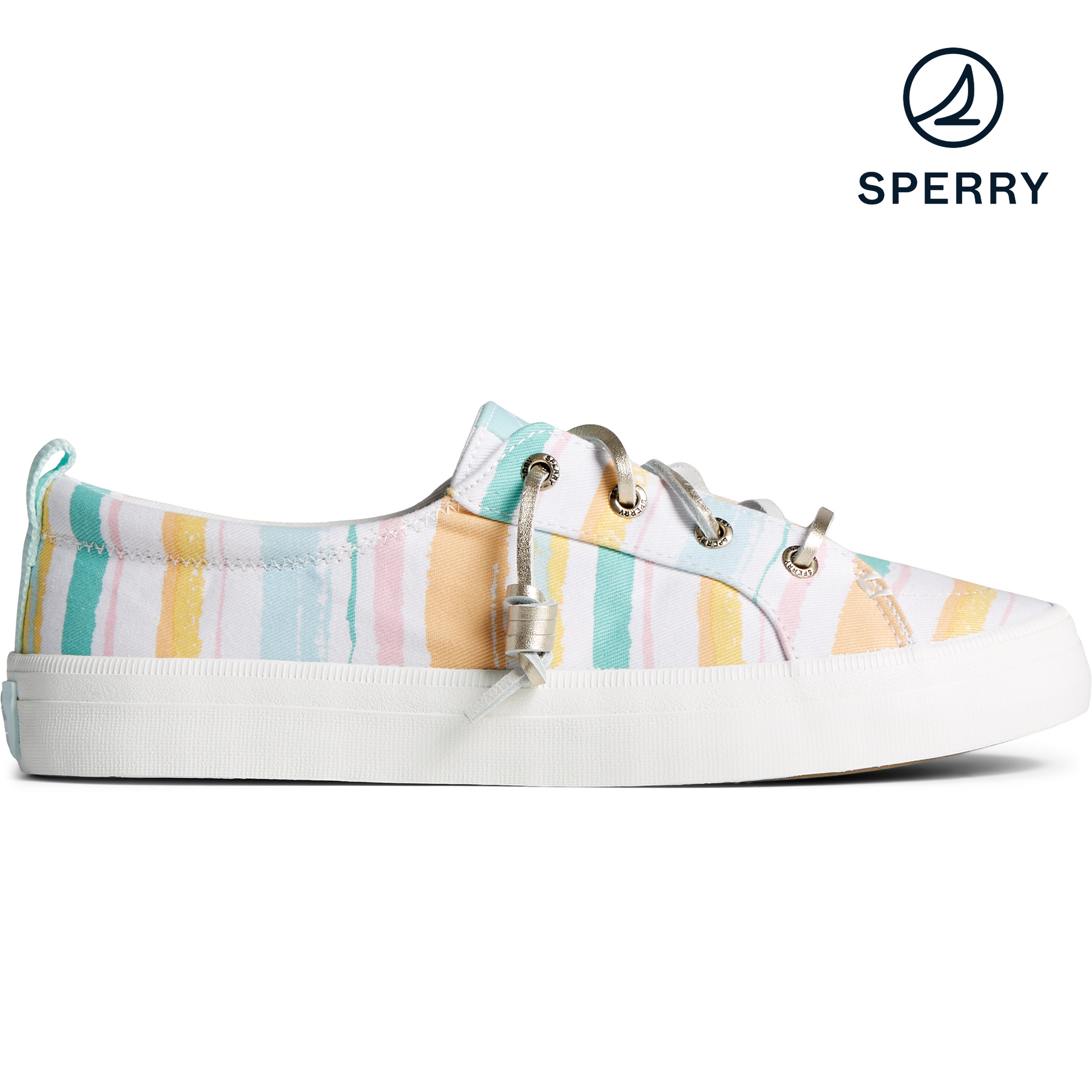 Sperry crest 2025 vibe sneaker white
