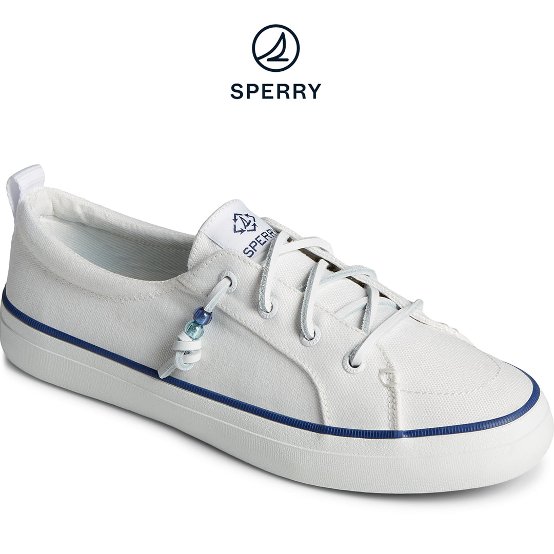 Women's SeaCycled™ Crest Vibe Cosmo Sneaker White (STS88472)