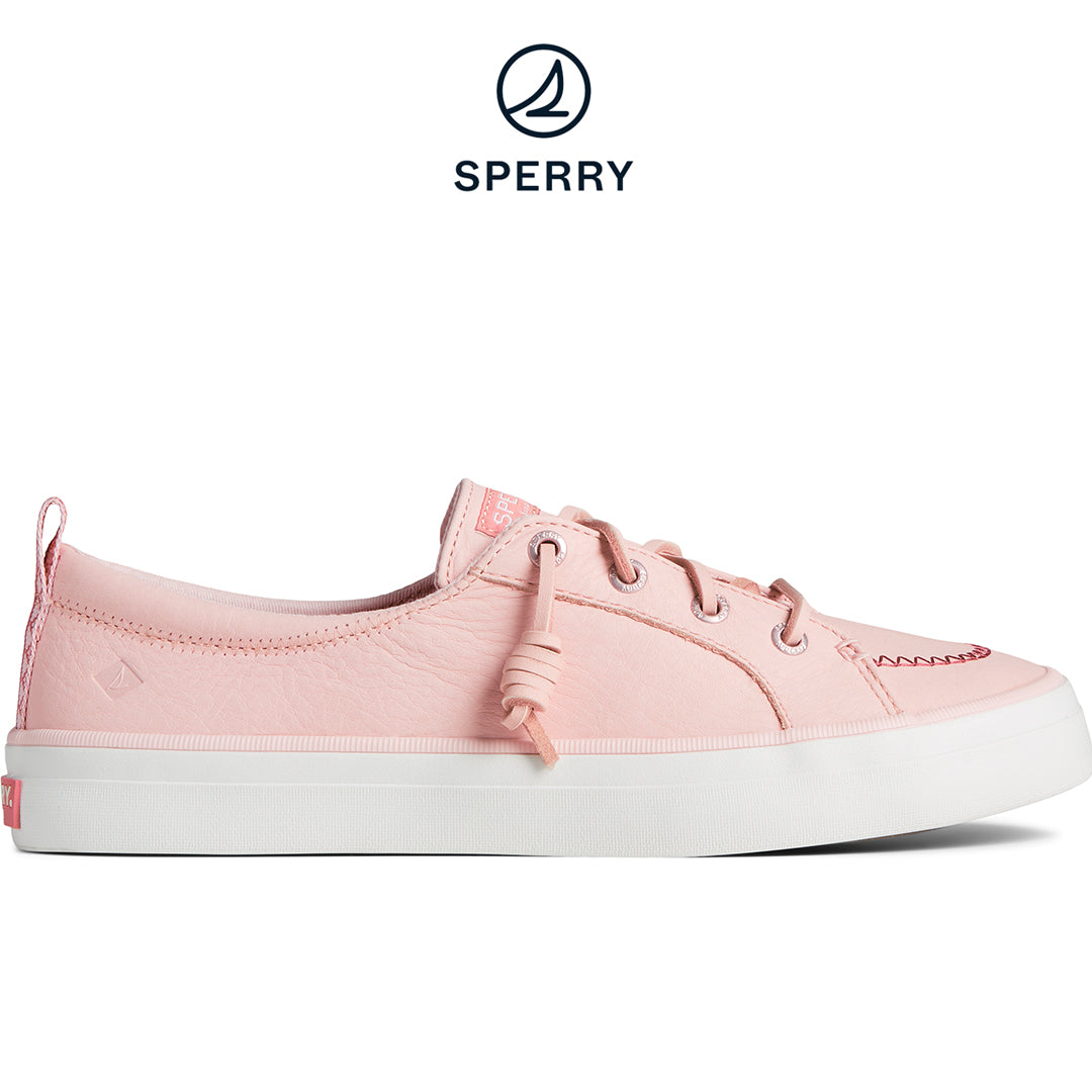 Women's Crest Vibe Washable Leather Sneaker Blush (STS88486)
