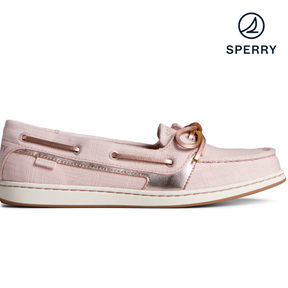 Women's Starfish Shimmer Boat Shoes - Blush (STS88620)