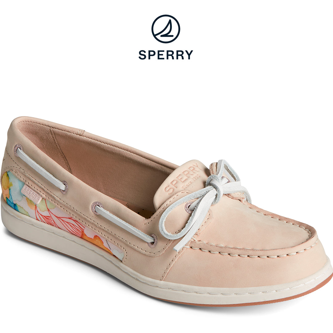 Yellena James Women's Starfish 1-Eye Boat Shoe White Multi (STS88678)