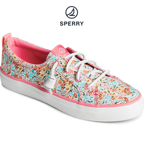 Women's SeaCycled™ Crest Vibe Floral Sneaker Pink Multi (STS88679)
