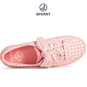 Women's SeaCycled™ Crest Vibe Gingham Sneaker Pink (STS88725)
