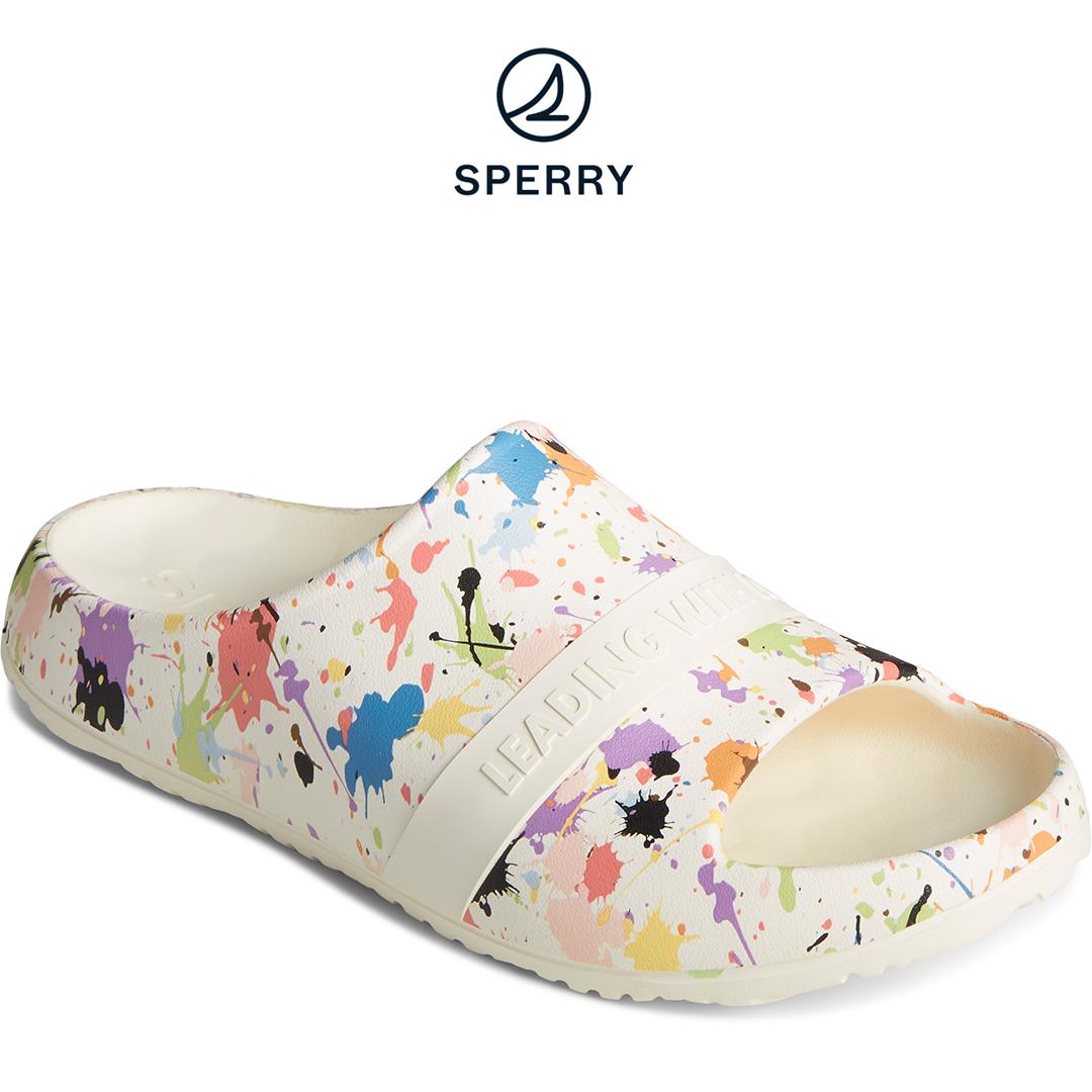 Sperry Men's Float Slide Pride White Multi (STS25282)